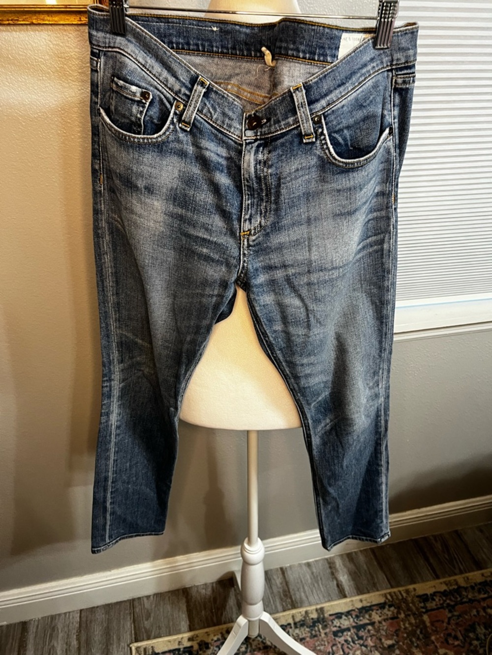 rag and bone tomboy light blue jeans west village 29 8 - Picture 2 of 14